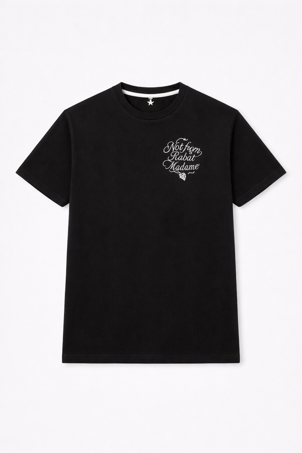 T-shirt Not from Rabat Raisin - Noir