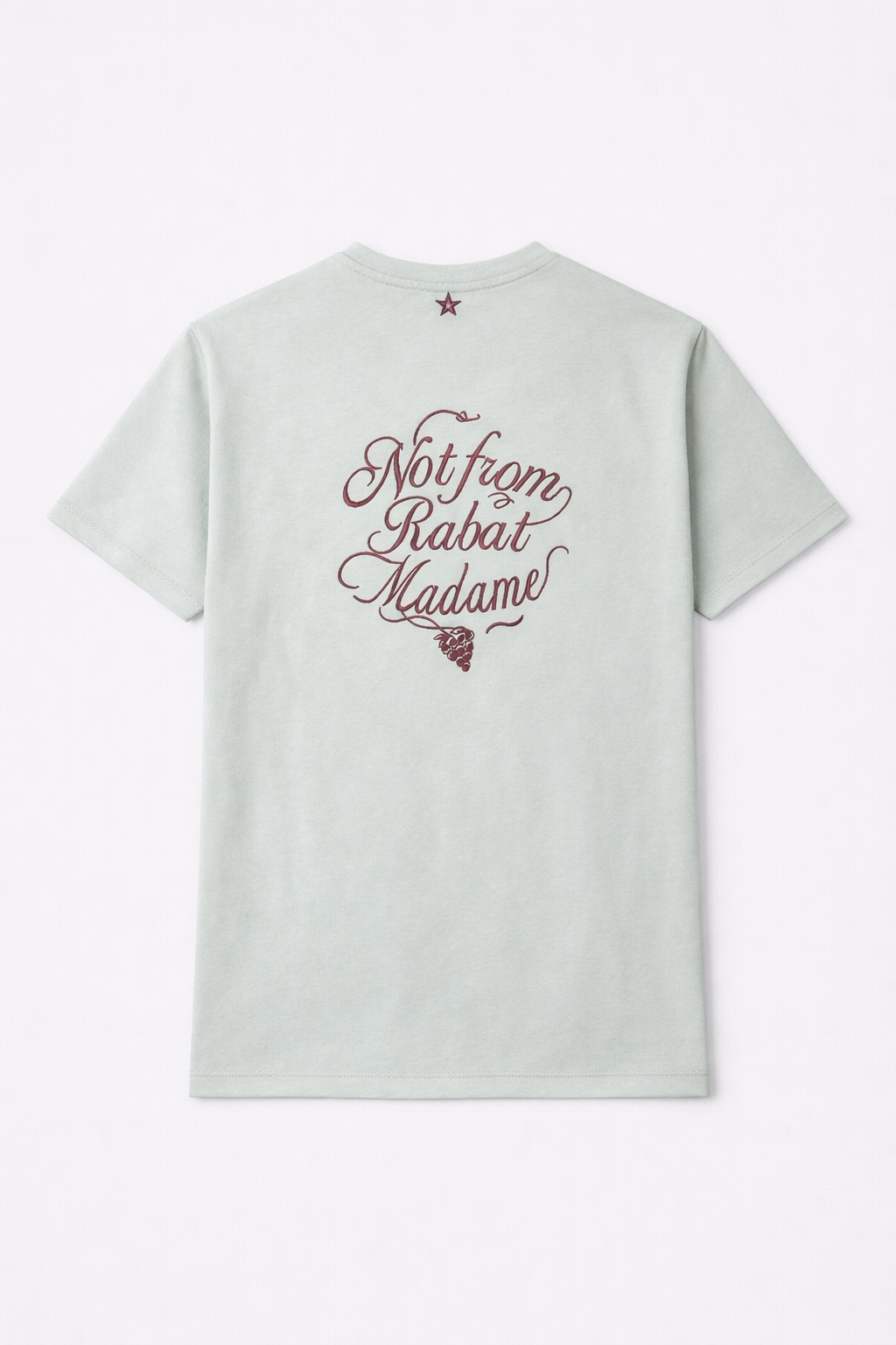 T-shirt Not from Rabat Raisin - Turquois Azurin
