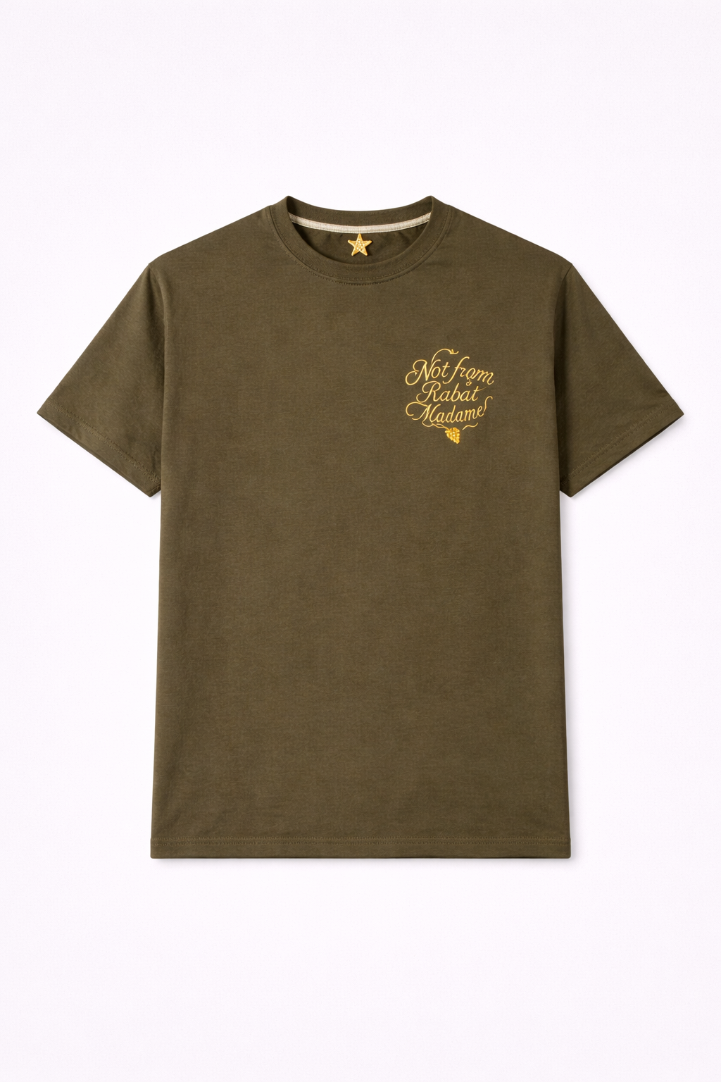 T-shirt Not from Rabat Raisin - Kaki