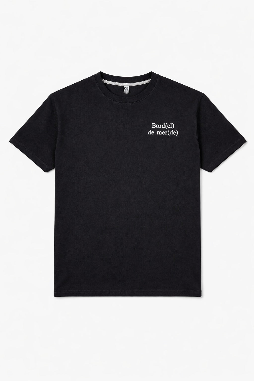 T-shirt Bord(el) de mer(de) - Noir